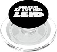 SCHATZI ES TUT Mir LEID PopSockets PopGrip pour MagSafe