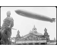 Schatzmix GRAF Zeppelin Plaque Murale en métal 20 x 30 tin Sign en tôle Multicolore 20 x 30 cm