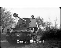 Schatzmix Panzer Marder I Plaque Murale en métal 20 x 30 tin Sign en tôle Multicolore 20 x 30 cm