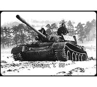 Schatzmix Panzer T 55 Plaque Murale en métal 20 x 30 tin Sign en tôle Multicolore 20 x 30 cm