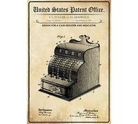Schatzmix Patent for EIN Registerbox Plaque métallique 20 x 30 cm Multicolore