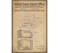 Schatzmix Patent for EIN X-Y Position Plaque décorative en métal 20 x 30 cm Multicolore