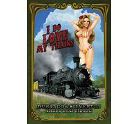 Schatzmix Pinup Girl I do Love Trains Plaque Murale en tôle Multicolore 20 x 30 cm