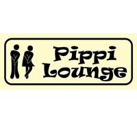 Schatzmix Plaque décorative en métal « Pippi Lounge » - 27 x 10 cm - Multicolore - 27 x 10 cm