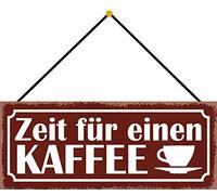 Schatzmix Plaque en métal avec Cordon en tôle Multicolore 27 x 10 cm