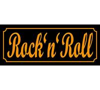 Schatzmix Plaque en métal avec Inscription « Rock'n Roll » - 27 x 10 cm - Multicolore - 27 x 10 cm