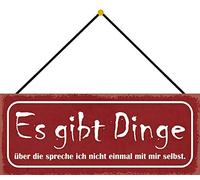 Schatzmix Plaque en métal décorative avec Cordon de Serrage Multicolore 27 x 10 cm 27 x 10 cm