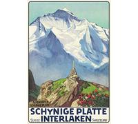 Schatzmix - Plaque métallique - 20 x 30 cm - Multicolore - 20 x 30 cm