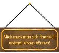 Schatzmix Plaque métallique Multicolore 27 x 10 cm