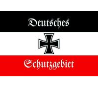 Schatzmix Plaque Murale décorative en métal Motif Zone de Protection Allemande Multicolore 20 x 30 cm