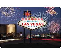 Schatzmix Plaque Murale en métal avec Inscription Welcome to Las Vegas 20 x 30 cm