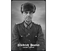 Schatzmix Plaque Murale en métal Style rétro Friedrich Paulus Portrait 20 x 30 tin Sign en tôle Multicolore 20 x 30 cm