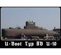 Schatzmix U-Boot Typ IIB U-10 Plaque Murale en métal Motif Sign Multicolore 20 x 30 cm