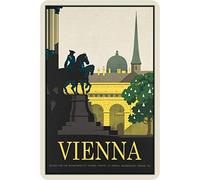 Schatzmix Vienna Plaque en métal décorative 20 x 30 cm