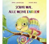 Schau mal, alle meine Farben: Interaktives Pappbilderbuch ab 2 zum Tippen, Pusten und Farbenlernen