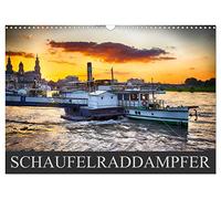 Schaufelraddampfer (Wandkalender 2026 DIN A3 quer), CALVENDO Monatskalender: Elegante Kolosse aus einer längst vergangenen Zeit