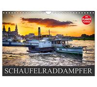 Schaufelraddampfer (Wandkalender 2026 DIN A4 quer), CALVENDO Monatskalender: Elegante Kolosse aus einer längst vergangenen Zeit