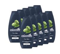 Schauma Schwarzkopf For Men Shampooing fortifiant pour homme (10 x 400 ml) pour homme renforce les cheveux et nourrit la structure des cheveux, parfait pour les cheveux normaux