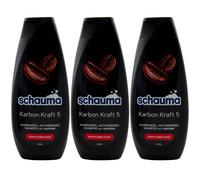 Schauma Shampooing Carbone Puissance 5 3 X 400ml Contre Boiterie Cheveu Avec