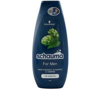 Schauma Shampooing POUR HOMMES 1 x 400ml - Nouvelle Formule - avec Houblon