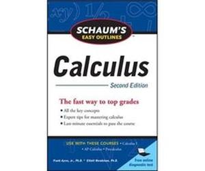 Schaums Easy Outline of Calculus Second Edition by Frank Ayres Paperback Book Mendelson, Elliott, Ayres Frank, Ayres, Frank, Jr. (Auteur)