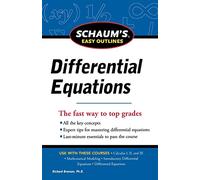 Schaum's Easy Outline of Differential Equations, Revised Edition (Schaum's Easy Outlines)