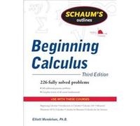 Schaum's Outline of Beginning Calculus, Third Edition Elliott Mendelson (Auteur)
