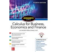 Schaums Outline of Calculus for Business, Economics, and Finance