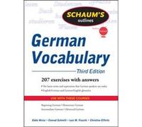 Schaum's Outline of German Vocabulary, 3ed Christine Effertz, Conrad J. Schmitt, Edda Weiss, Lois M. Feuerle (Auteur)