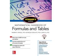 John Liu – Schaum's Outline of Mathematical Handbook of Formulas and Tables – 5e édition
