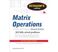 Schaum's Outline of Matrix Operations