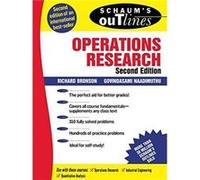 Schaums Outline of Operations Research by Govindasami Naadimuthu Paperback Book Govindasami Naadimuthu, Richard Bronson (Auteur)