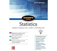 Schaums Outline of Statistics Sixth Edition by Larry Stephens Murray Spiegel Larry Stephens (Auteur)