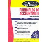 Schaum's Outline of Theory and Problems of Principles of Accounting II, Schaum's Outlines Series James A. Cashin, Joel J. Lerner (Auteur)