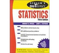 Schaum's Outline of Theory and Problems of Statistics, Schaum's Outlines Larry J. Stephens, Murray R. Spiegel (Auteur)
