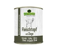 Schecker Marmite avec chèvre 6 x 820 g - Sans céréales - Sans gluten - Fabriqué en Allemagne