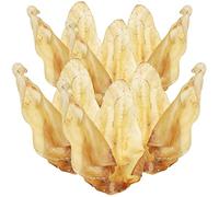 Schecker Snack pour chien - Oreilles de buf sechees - Faible teneur en gras - Sechee - Sche longtemps - 3 x 180 g = environ 30 pices