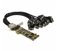 StarTech.com Carte Série PCI Express - 16 Ports DB9 RS232 - Low + Full Profile - Adaptateur Série Multiport - Carte Série PCIe