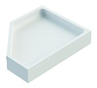Schedel Bette Caro Duschwannenträger SD22000 75x90x6,5cm, 5 angles, hauteur 17cm
