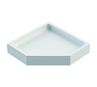Schedel Ideal Standard hotline Support de receveur de douche SD25566 90x90x13cm, 5 coins, hauteur 22cm