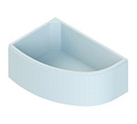 Schedel Keramag Renova Nr.1 support de baignoire d'angle SW13042 150x100cm, droit, affleurant, hauteur 57cm