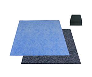 Schedel Kit d'insonorisation MULTISTAR SiLENCIO SIL100100S 1000x1000mm, pour receveur de douche en acier, 4 tapis en bitume