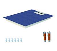Receveur de douche Schedel Line Flow LI2KF908010 80 x 100 cm, pente unilatérale