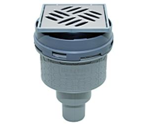 Schedel MultiStar Plan siphon de sol SKR32100 vertical, 88 l / min, DN 50, selon DIN EN 1253