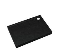 Schedline Cameron Black Stone receveur de douche rectangulaire 120x80 cm noir 3ST.C1P-80120/C/ST
