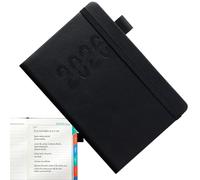 Schedule Book, 2026 Scheduling Planner, A5 English Notebook with Vertical Stripes, Versatile Journal for Fitness Academic Business Trips Daily Home Travel School Student Meetings Commute and Work