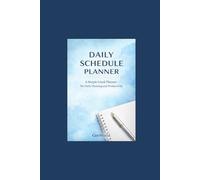 Scheduler Journal: A Simple Lined Planner for Daily Planning, Time Management, and Productivity