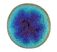 Scheepjes 1698-769 Whirl Laine à tricoter Bleu/vert/violet 1000 m Blackberry Mint Chip
