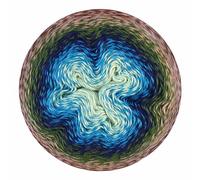 Scheepjes 1698-774 Whirl Laine, marron, vert, bleu, 1000 m Salted Caramel Matcha