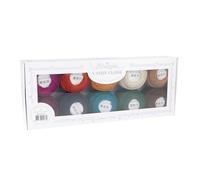 Scheepjes Candy Floss Lot de 10 pelotes de fil à tricoter ou crocheter 165 m Coton mercerisé 1ère Épices d'automne 10 x 20 g